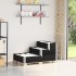 Arriate elevado de 3 niveles madera maciza pino negro 120x80