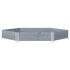 Arriate elevado hexagonal madera maciza de pino gris 160x160