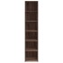 Aparador alto madera de ingeniería marrón roble 40x41x185