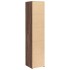 Aparador alto madera de ingeniería marrón roble 40x41x185