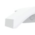 Lámparas de pared LED exterior con sensor 2 uds aluminio