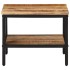Mesa de centro de madera maciza de mango rugosa 45x45x35