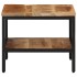 Mesa de centro de madera maciza de mango rugosa 45x45x35