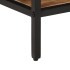 Mesa de centro de madera maciza de mango rugosa 45x45x35