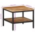 Mesa de centro de madera maciza de mango rugosa 45x45x35