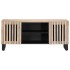 Mueble de TV madera maciza de mango blanco 105x34x46