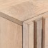Mueble de TV madera maciza de mango blanco 105x34x46