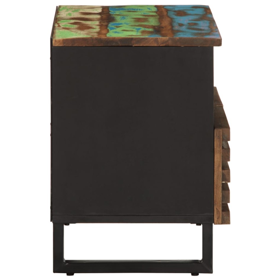 Mueble de TV madera maciza de acacia 70x34x46