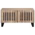 Mesa de centro de madera maciza de mango blanca 80x51x40