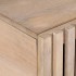 Mesa de centro de madera maciza de mango blanca 80x51x40