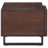 Mesa de centro madera maciza mango marrón 80x51x40