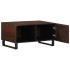 Mesa de centro madera maciza mango marrón 80x51x40
