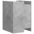 Mesita de noche madera de ingeniería gris hormigón 45x50x65