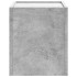 Mesita de noche de pared 2 uds color gris hormigón 45x30x35