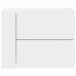 Mesitas de noche de pared 2 unidades blanca 45x30x35