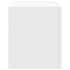 Mesitas de noche de pared 2 unidades blanca 45x30x35