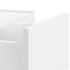Mesitas de noche de pared 2 unidades blanca 45x30x35