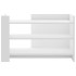 Mesa de centro madera de ingeniería blanca 80x50x50