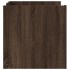 Mesa de centro de madera de ingeniería marrón roble 80x50x50