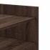 Mesa de centro de madera de ingeniería marrón roble 80x50x50