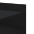 Mesa de centro de madera de ingeniería negra 100x50x50