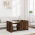 Mesa de centro madera de ingeniería roble ahumado 100x50x50