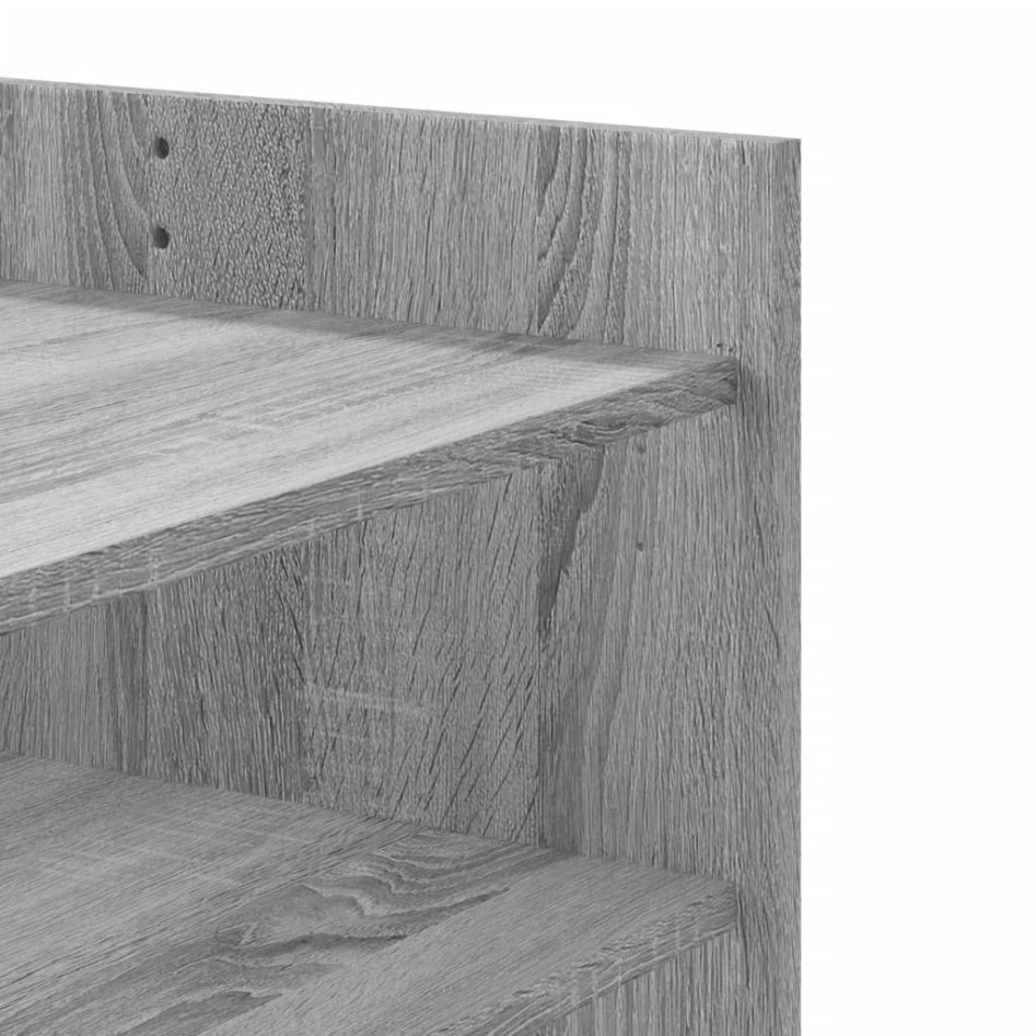 Mesa de centro madera de ingeniería gris Sonoma 100x50x50