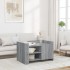 Mesa de centro de madera de ingeniería gris Sonoma 80x50x50