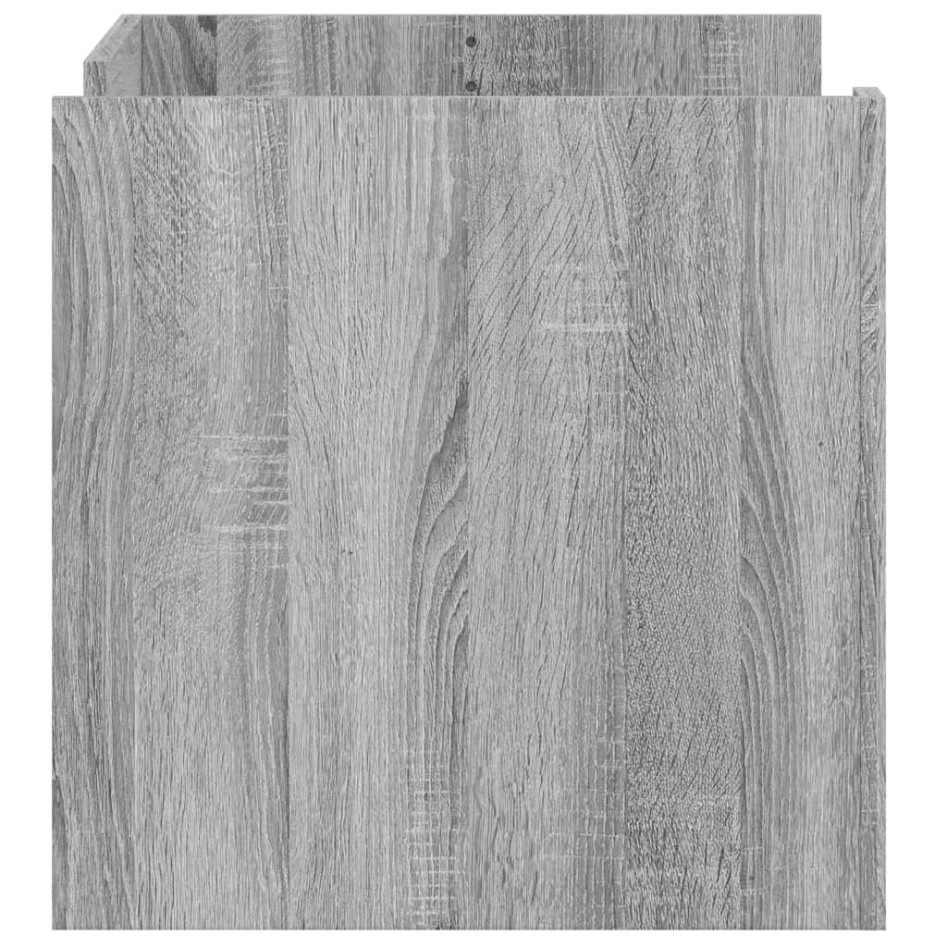 Mesa de centro de madera de ingeniería gris Sonoma 80x50x50