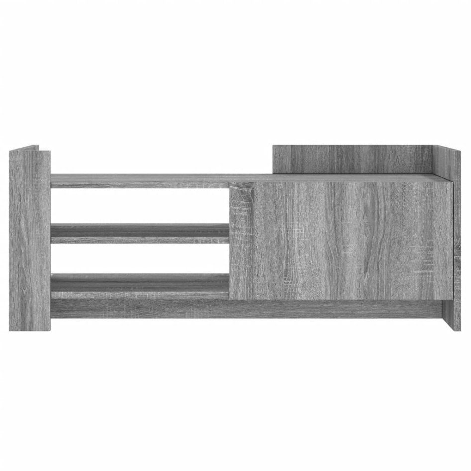 Mueble de TV madera contrachapada gris Sonoma 100x35x40