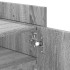 Mueble de TV madera contrachapada gris Sonoma 100x35x40