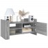 Mueble de TV madera de ingeniería gris Sonoma 80x35x40