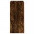 Aparador de madera de ingeniería roble ahumado 45x35x75