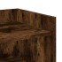 Aparador de madera de ingeniería roble ahumado 45x35x75