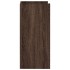 Aparador madera contrachapada marrón roble 45x35x75