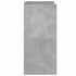 Aparador de madera de ingeniería gris hormigón 45x35x75