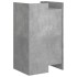 Aparador de madera de ingeniería gris hormigón 45x35x75