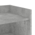Aparador de madera contrachapada gris hormigón 73,5x35x75