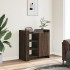 Aparador de madera de ingeniería marrón roble 73,5x35x75