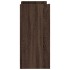 Aparador de madera de ingeniería marrón roble 73,5x35x75