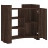 Aparador de madera de ingeniería marrón roble 73,5x35x75