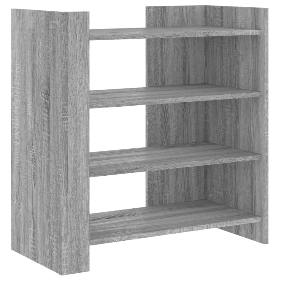 Aparador de madera de ingeniería gris Sonoma 73,5x35x75