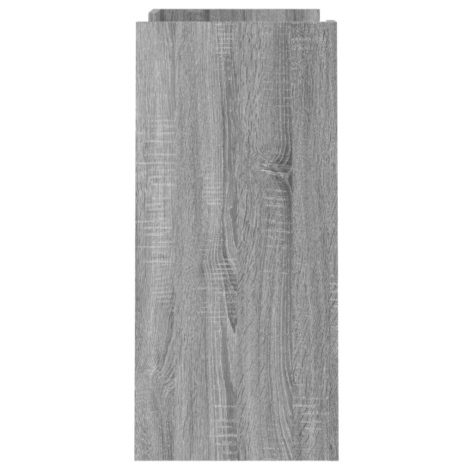 Aparador de madera de ingeniería gris Sonoma 73,5x35x75