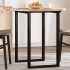 Tablero de mesa redondo madera maciza de acacia Ø80x2
