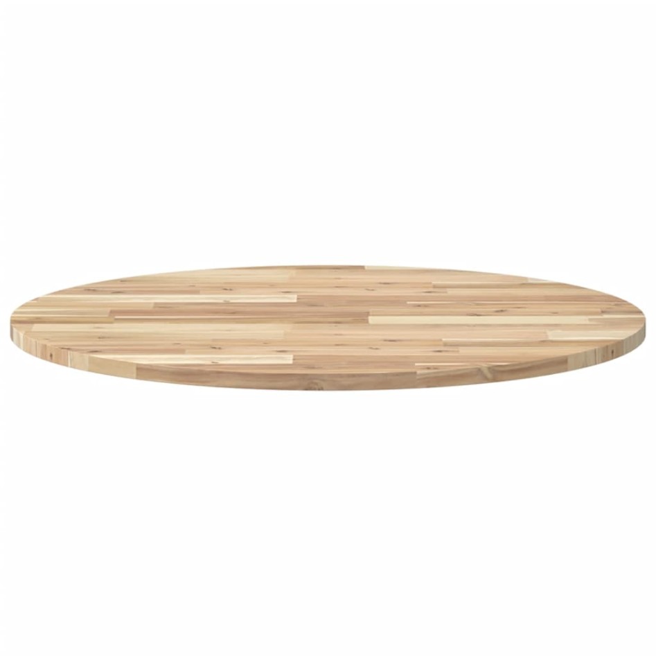 Tablero de mesa redondo madera maciza de acacia Ø80x2