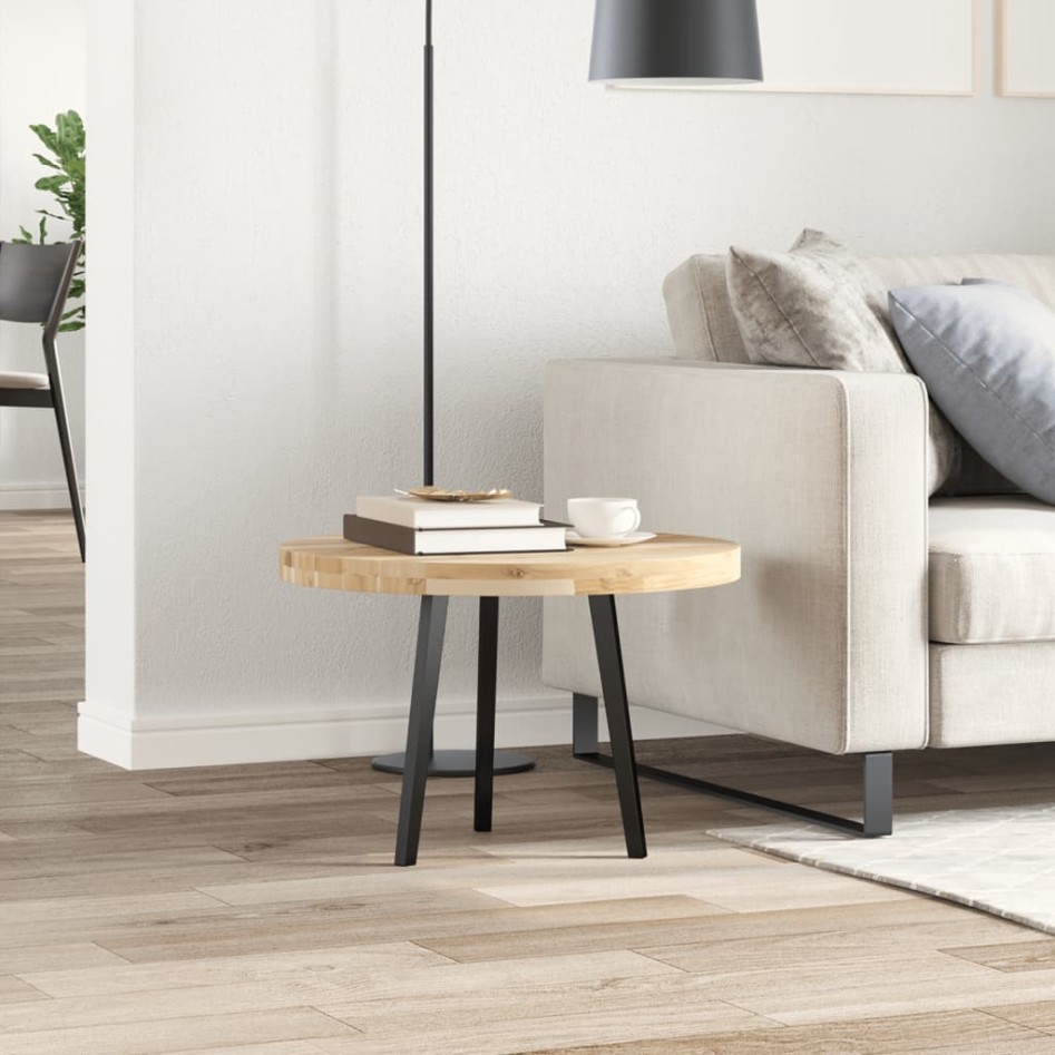 Tablero de mesa redondo madera maciza de acacia Ø60x4