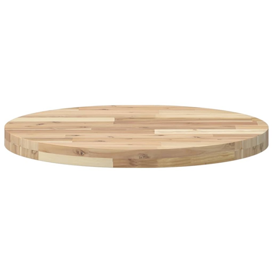 Tablero de mesa redondo madera maciza de acacia Ø60x4