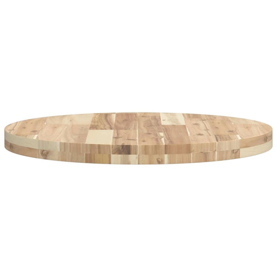 Tablero de mesa redondo madera maciza de acacia Ø60x4