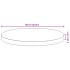 Tablero de mesa redondo madera maciza de acacia Ø60x4