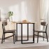 Tablero de mesa redondo madera maciza de acacia Ø90x2